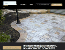 Tablet Screenshot of petrilloconcrete.com